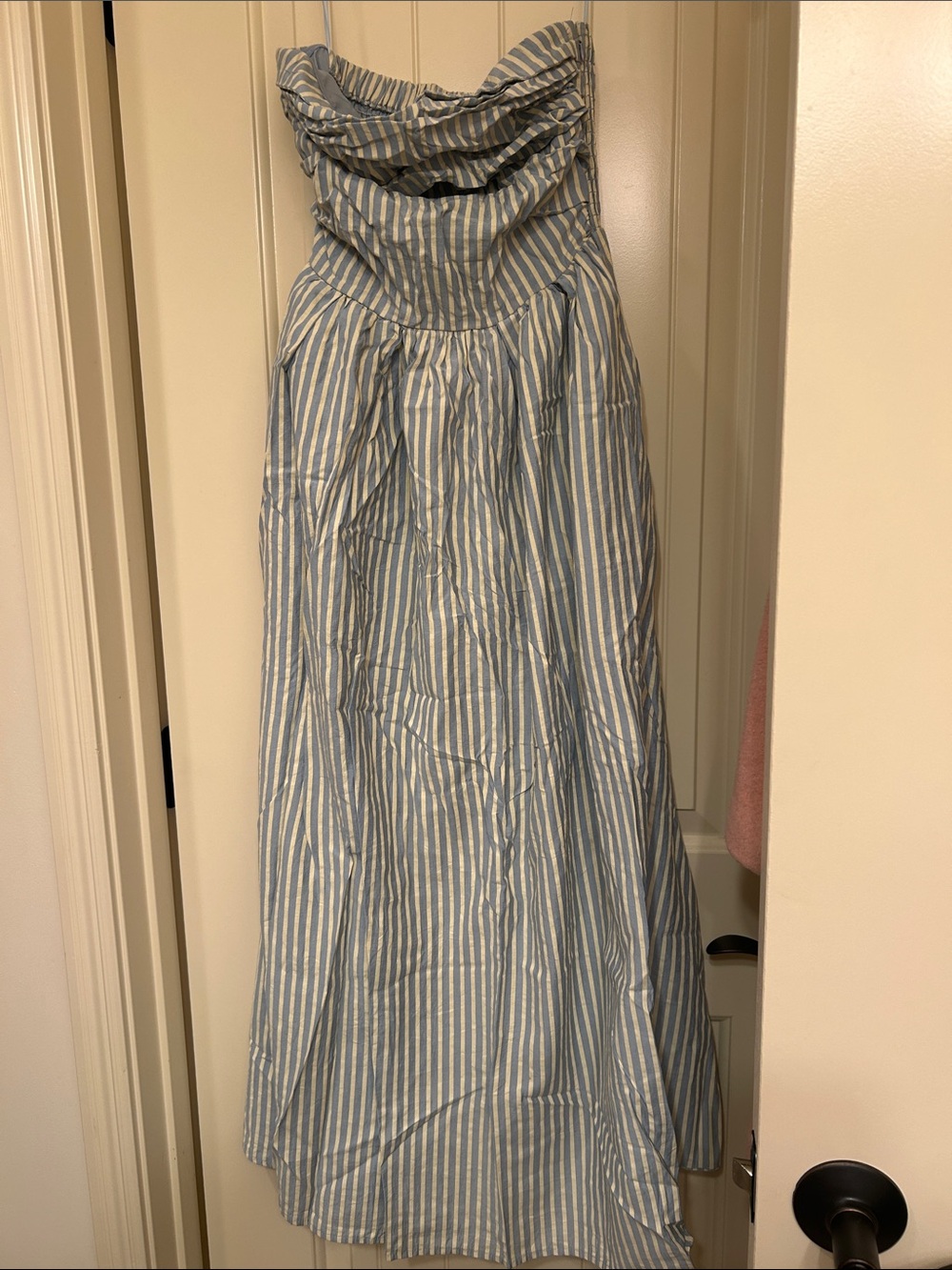 By Together striped tube maxi dress